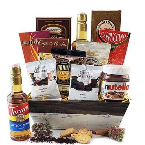 Cesta de regalo de café y Nutella