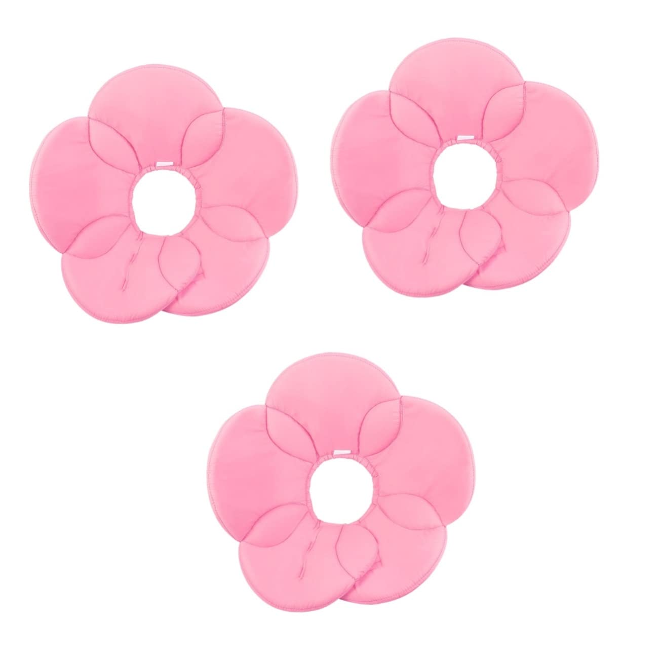 Sosoport 3pezzi Collare Elisabetta Protettivo per Cani Forma di Fiore Collare Antilick Rosa Taglia XL per Recupero