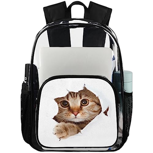 Sac à dos transparent PVC imperméable multicolore grand format voyage