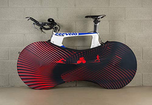 Velo Sock Bicycle Indoor Cover for Storage and Transportation, Stretchy Dirt Proof Fabric, Bike Travel Protection Cover, Stylish Accessory for Adult Bike - Aero