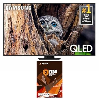 Samsung QN75Q80DDFXZA 75 Inch QLED 4K Smart TV with Direct Full Array and 2 Year Amber Protection Plan (2025)