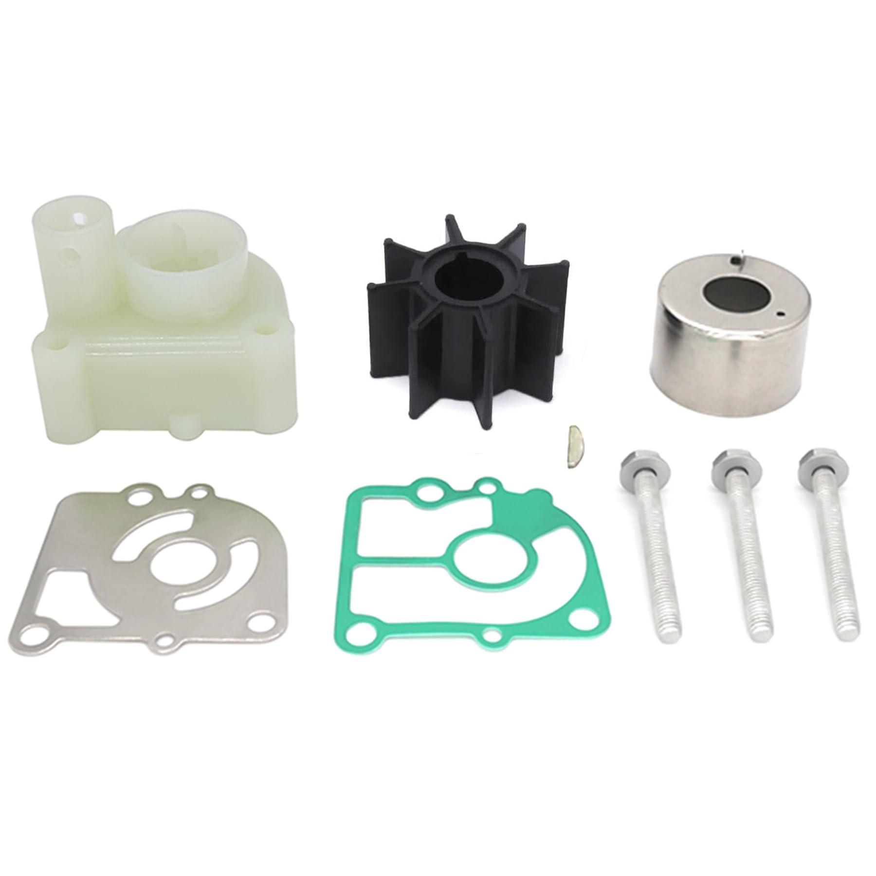 853792A09 Outboard Water Pump Impeller Kit for Mercury Mariner 15 HP Motor
