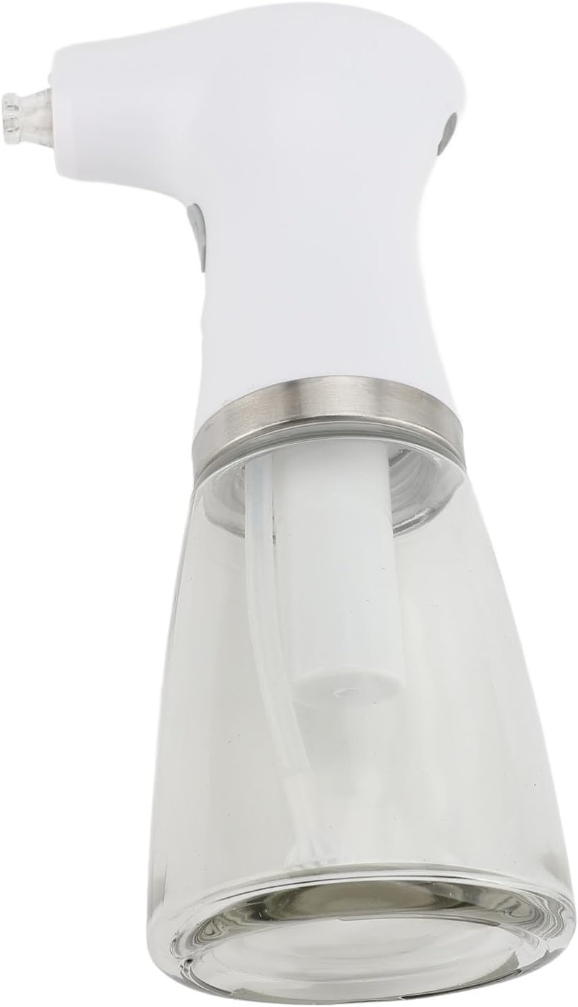 Yosoo Adjustable Electric Oil Sprayer with LED Light, Continuous Spray Oil Bottle for Cooking, Electric Oil Dispenser Bottle, Glass Oil Sprayer