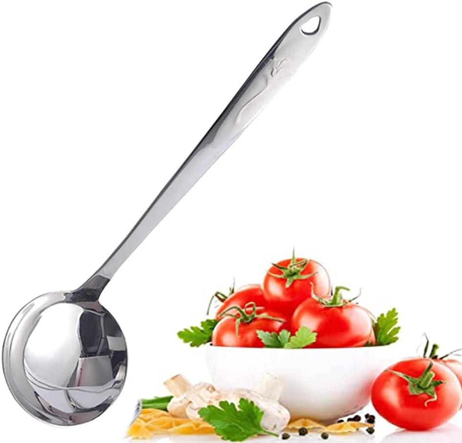 Gravy Soup Spoon, Stainless Steel Cooking Spoon Kitchen