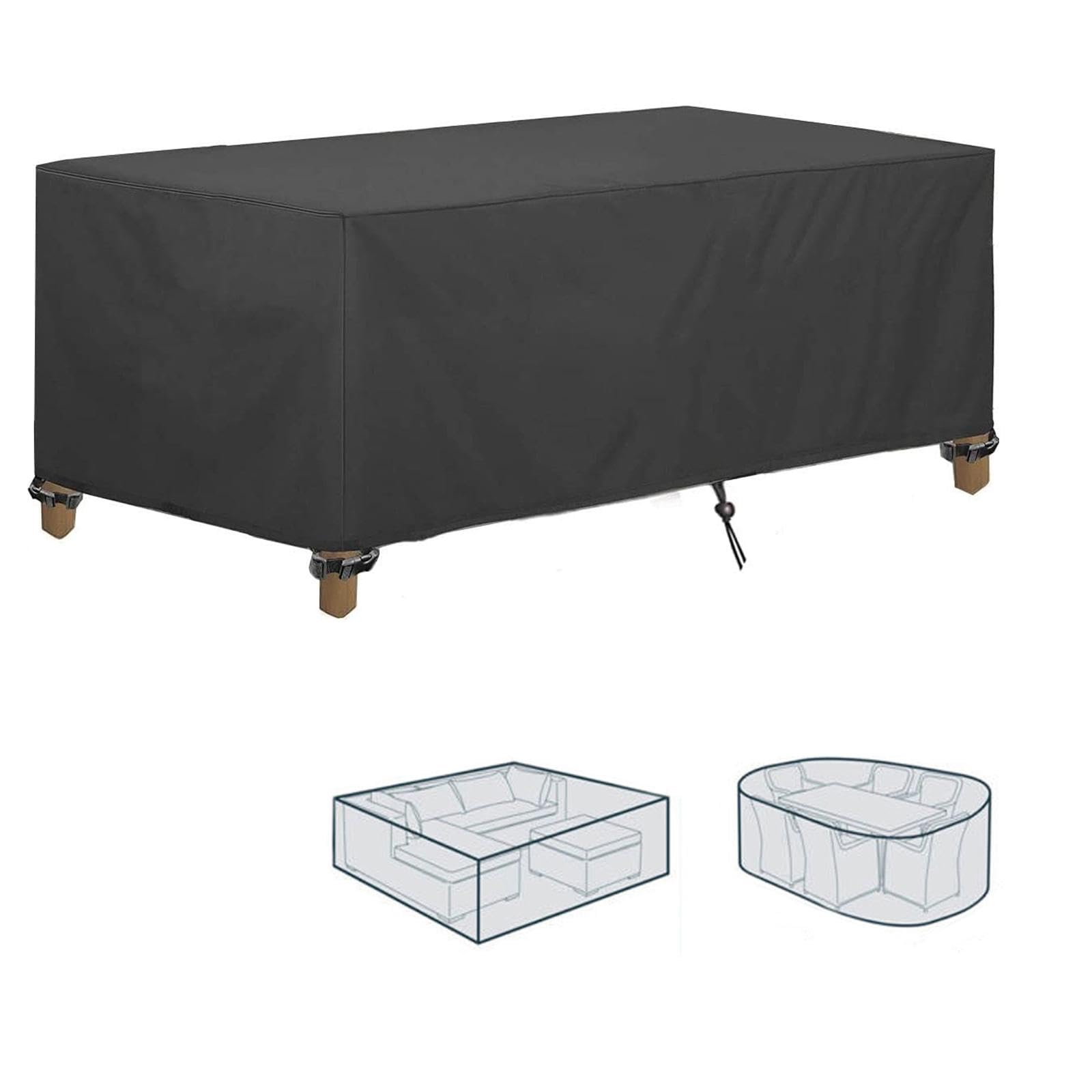 Funda para pieles OxLar impermeable de exterior 420D (300x180x80 cm)