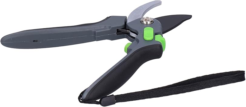 Fruit Tree Pruning, Garden Shears Premium Scissors Clippers with Safety Locking Spring Nonslip Tooth Grooves Labor Saving