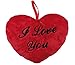 Tendeus 4029811145881 - Corazon cojin de peluche i love you rojo 26 cms