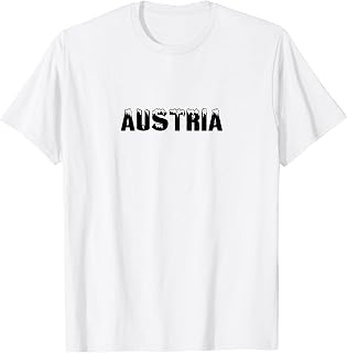Snowcapped Austria - Austrian Winter Souvenir T-Shirt