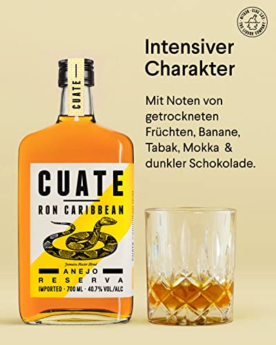 LQR Co. Cuate Rum 05 | Jamaica Master Blend Mit Feinem Geschmack | Ideal Für Die Hausbar & Beliebtes Geschenk Für Männer | 700ml (40.7% Vol.) – Bild 4