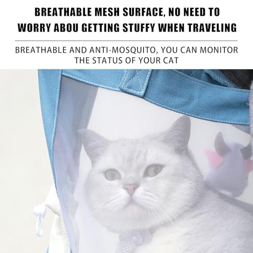 AZSUL Bolsa de viagem para gatos, porta-gatos macio, Bolsa de ombro para viagem de animais de estima