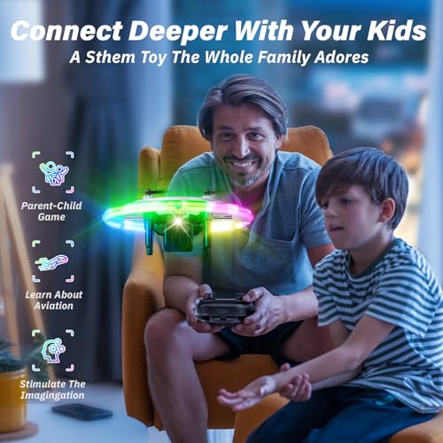 Drones for Kids, 2025 Mini RC Drone Quadcopter with 360 Degree Flip, 90 Degree Surround Flight, 8, 9, 10, 11, 12 Years Old Boys and Girls Ideal Gift Toys - Image 5