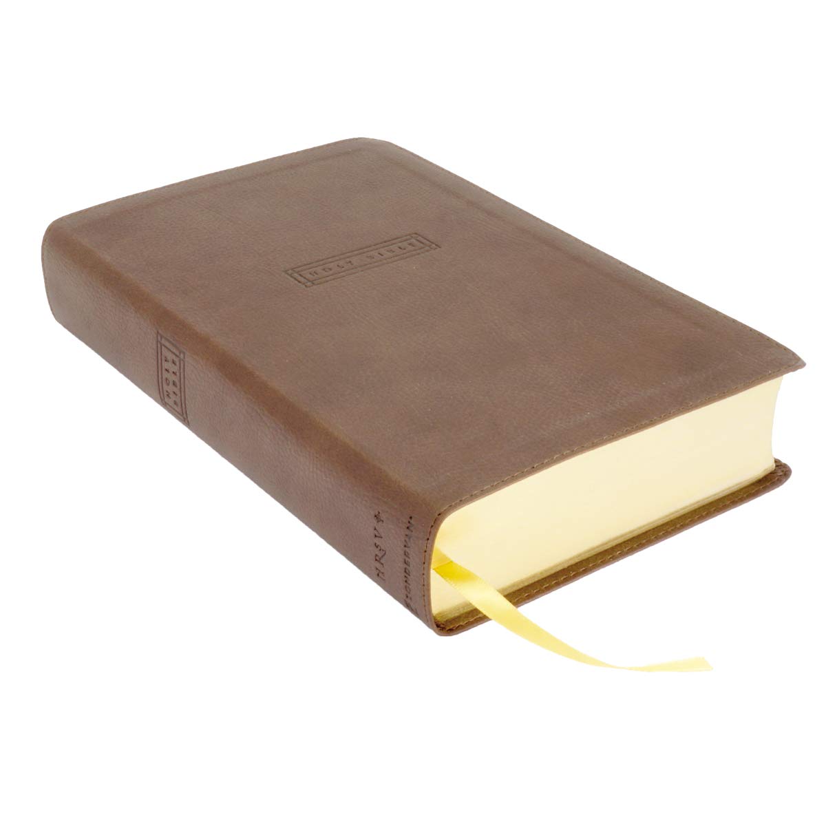 NRSV, Simple Faith Bible, Leathersoft, Brown, Comfort Print: Following Jesus into a Life of Peace, Compassion, and Wholeness