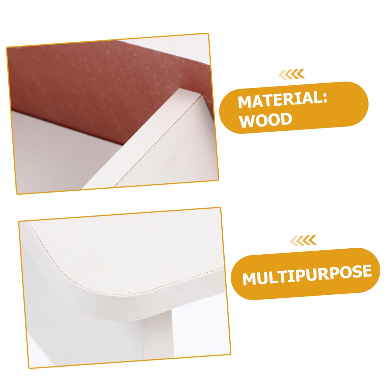 Housoutil Poggiapiedi Antistress in Legno Inclinazione 30 Cm, Sgabello Rialzato Sotto Scrivania per Ufficio, Supporto Ergonomico per Gambe e Postura Migliorata, Adatto Adulti