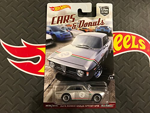 Hot Wheels Car Culture CARS & DONUTS ALFA ROMEO GIULIA SPRINT GTA 3/5h