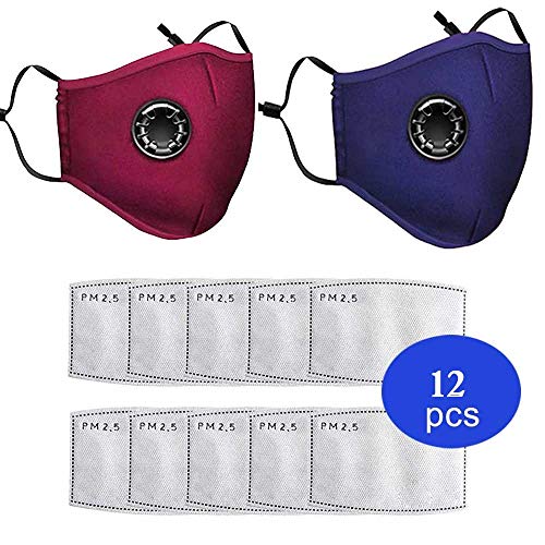 Cotton Anti Dust, Reusable Washable Unisex Breathing Valve, Revent Air Pollution