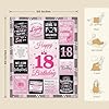18th Birthday Gifts for Girls, 18 Year Old Girl Birthday Gifts, Birthday Gifts for 18 Year Old Girl, 18th Birthday Gifts for Her/Daughter, 18th Birthday Decorations for Girls Throw Blanket 60x50 Inch #2
