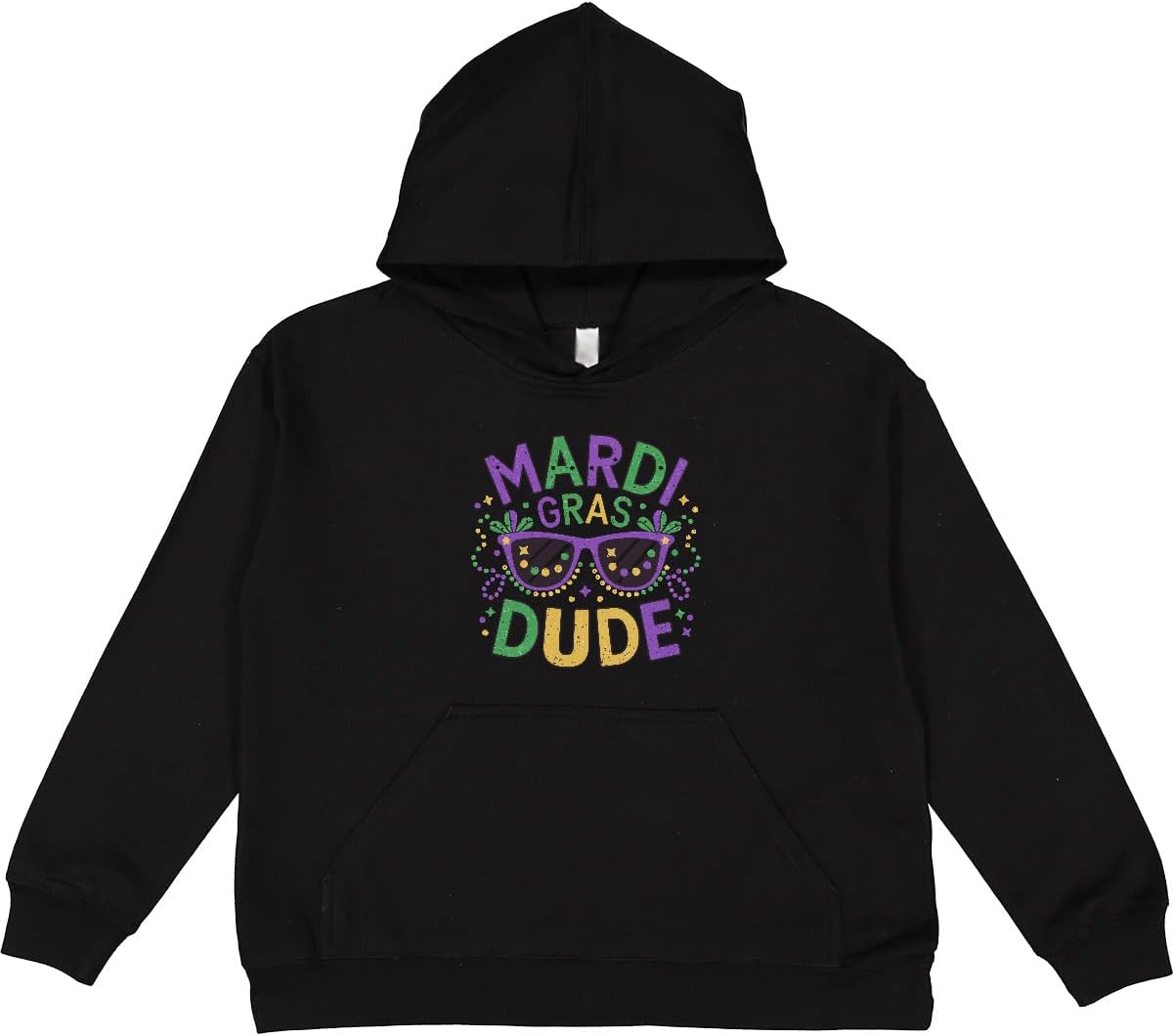 inktastic Mardi Gras Dude Youth Hoodie Sweatshirt
