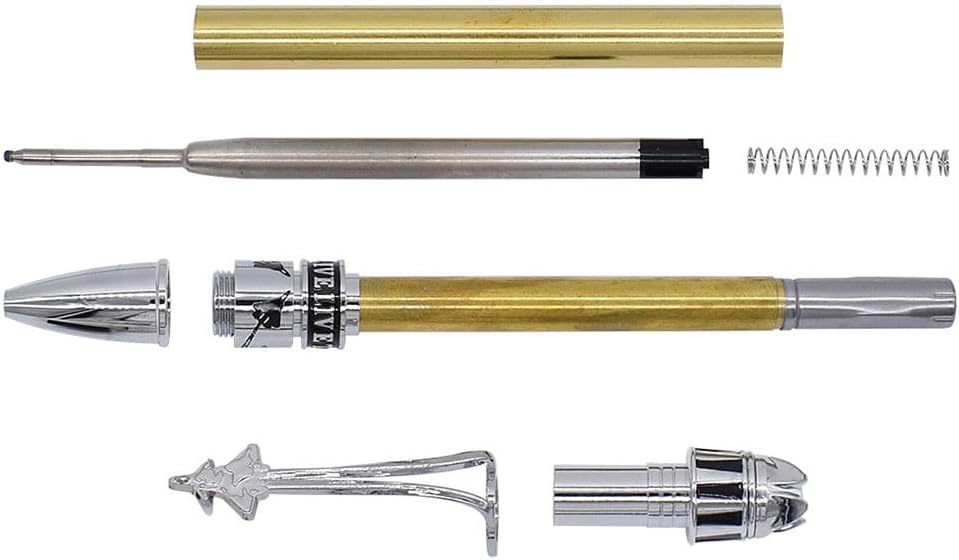 RZ-BP569#-CHR, DIYKITSMALL, Chrome jet aircraft pen kits, Woodturning Kit