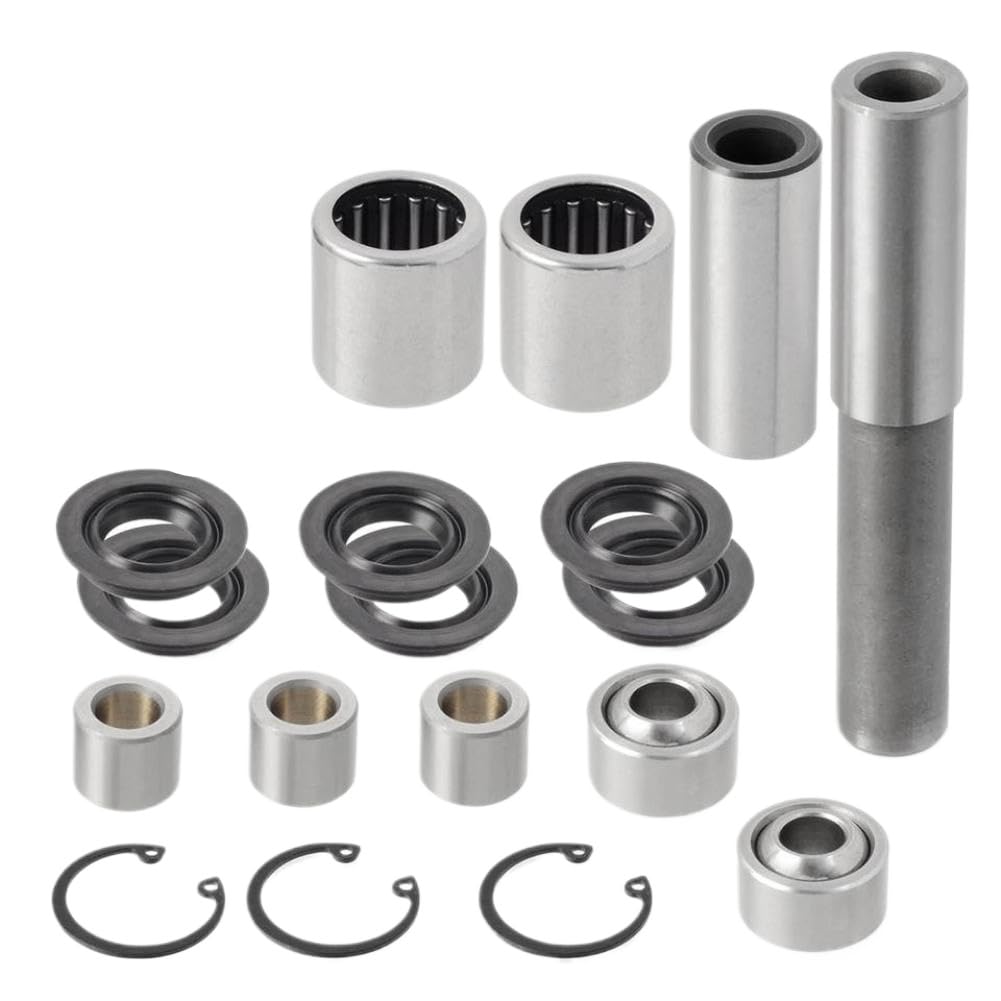 Front Upper and Lower Arm Bearing Bushing Seal Kit Compatible with Brute Force 650 750 4x4i KVF650 KVF750 2005-2013 NO-4x4