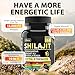Uheco Shilajit Supplement with Sea Moss, Ashwagandha, Tongkat Ali - Shilajit Pure Himalayan Organic Fulvic Acid Capsules - 90 Count