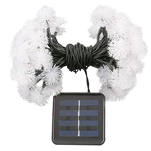 ubersweet Imported 20 pcs. Balls LED Solar Light Chain IP44, 2 Modes (Flashing/Steady Light) M2Q3_45035