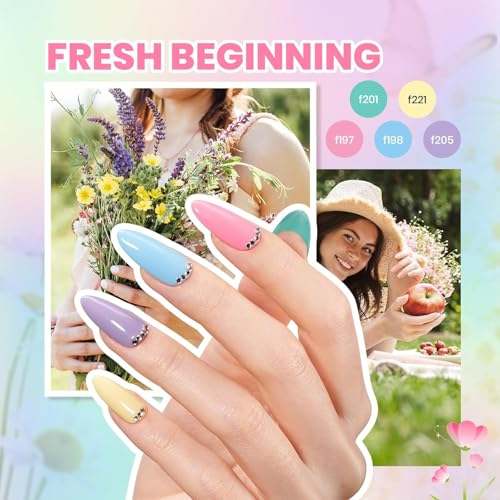 Image of Beetles Gel Nail Polish Kit with U V Light - 32 Colors Nail Kit 55 Pcs Gel Polish Set Four Seasons Glow Pro Base & Matte Glossy Top Coat Nails Stuff Soak Off DIY Art Set Gifts for Women