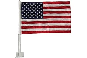 American Pride on the Road: Double-Sided Car Flag with Unparalleled Appeal