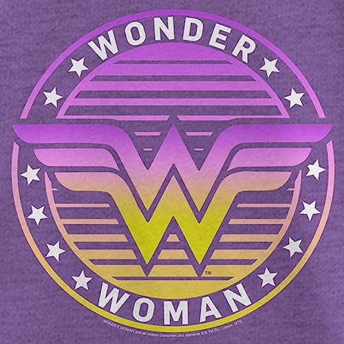 Fifth Sun Girl's Wonder Woman Ombre Logo T-Shirt2