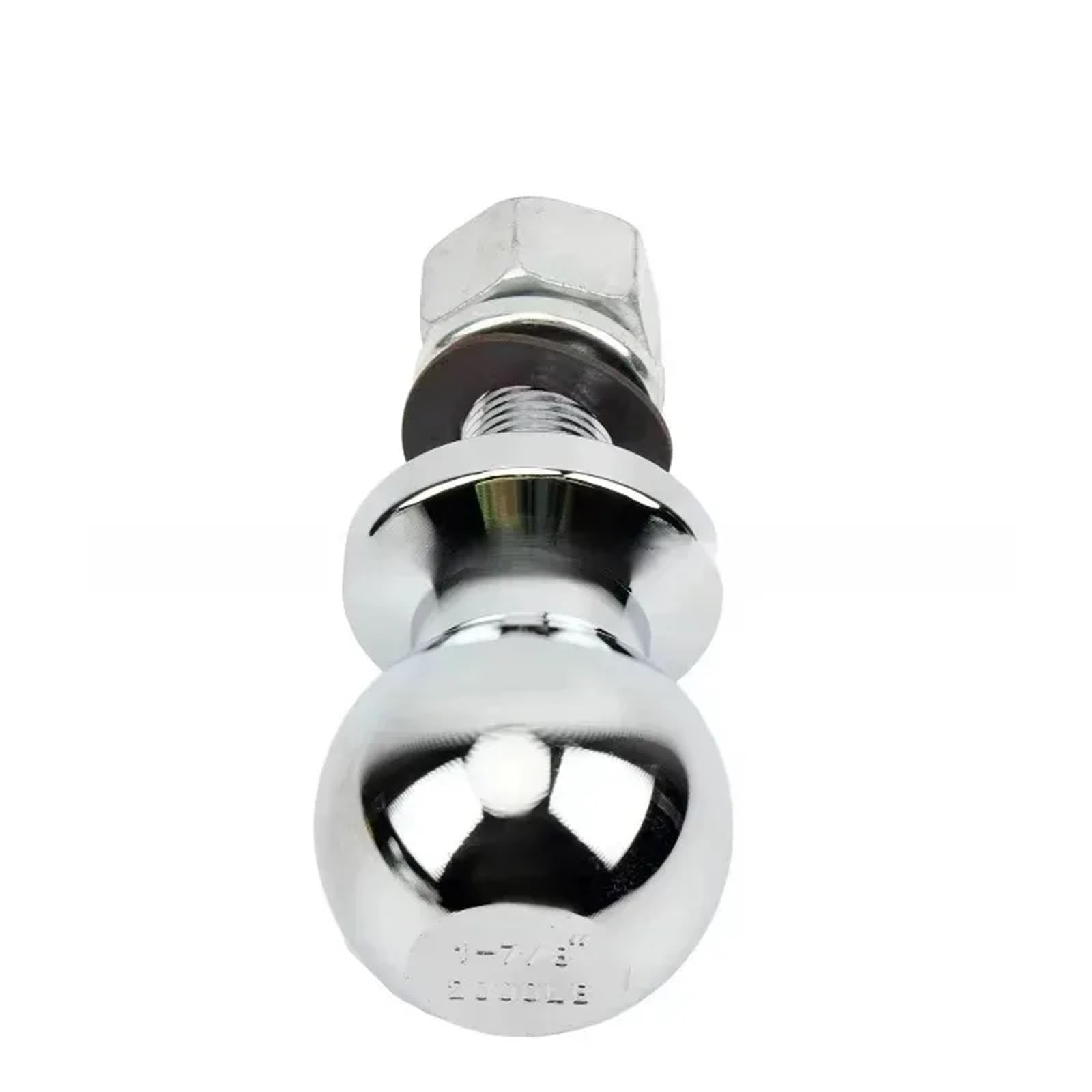 sfera per gancio di traino 50mm Cromato for Gancio di Traino Sfera Shank Dia Capacità Accoppiamento Parti del Rimorchio RV Camper Caravan