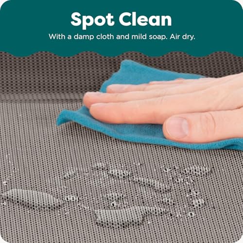 Image of FurHaven Elevated Dog Bed, Cooling Raised Pet Cot with Breathable Mesh, Durable Steel Frame, Indoor /Outdoor Use, Easy Assembly, Jumbo XL, Nylon Mesh with Steel Frame, Graphite Gray