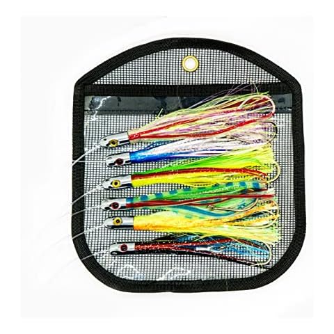 Bimini Lures Jet Head Octopus Skirts Trolling Lure Set Cover