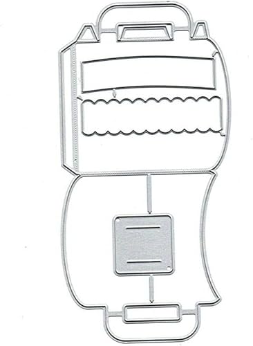 Miniatura 2 de Troqueles de metal para taza de Navidad, caja de regalo de Navidad 3D, plantillas cortadas para álbumes de recortes, fotos, papel decorativo para