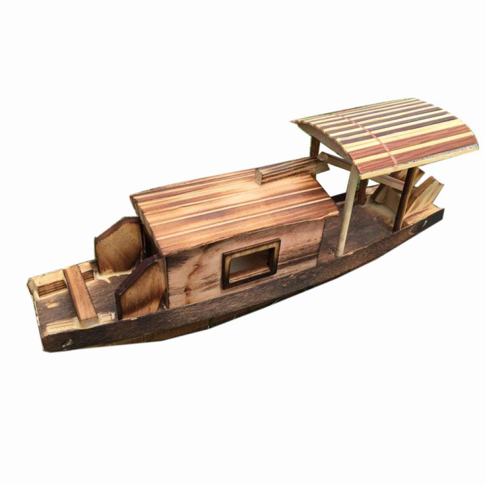 Statue de bateau en bois cadeau de collection idéal pour couples et famille