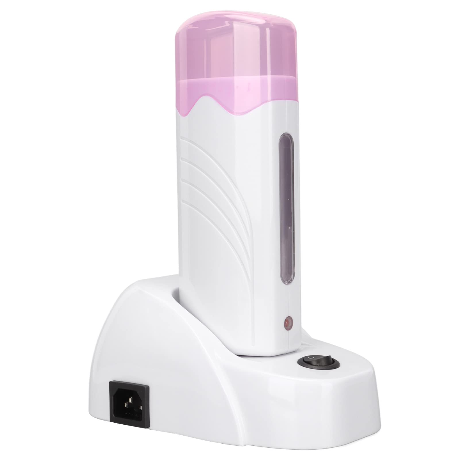 Roll On Wax Warmer Maszyna do Podgrzewania Wosku, PrzenośNe UrząDzenie do Depilacji Woskiem z Rolką do Depilacji z Podstawą Grzejną