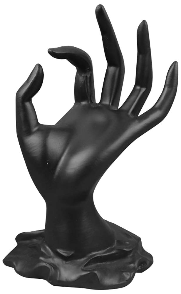 ChezMax Jewery Display Hand Ring Holder - Jewelry Organizer Stand, Necklace Stand, Jewelry Holder, Hand Model Holder Resin Mannequin Shaped Bracelet Holder Jewelry Display for Home Organization