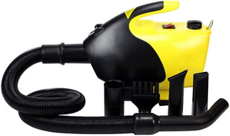 2500W High Velocity Hairdryer A Powerful But Quiet Dog Dryer with 5 Different Nozzles Professional Grooming Adjustable Wind Speed Temperature (Color : Yellow)