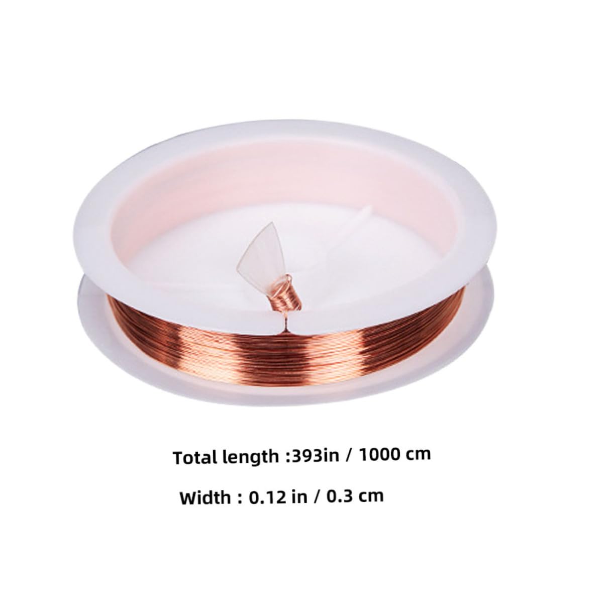 GOOHOCHY Convenient 0.3mm Reed Making Copper Wire Professional Craft Metal Wire Portable Reed Wire for Diy Handmade Projects