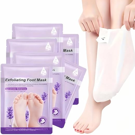 Peeling &amp; Exfoliating Foot Mask | Reduces Dry Skin &amp; Hard Calluses| Exfoliates,Moisturizes &amp; Hydrates Feet | Nourishing Fo...