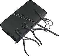 Vista 1 de Kit de herramientas de extensión de cabello, extensiones de cabello, extensiones de cabello, alicates para cerrar y quitar cuentas de microenlace