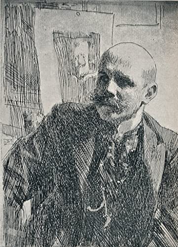 Cuadro en lienzo del pintor Anders Zorn, obra del Conde Georg Von Rosen en 60x90cm