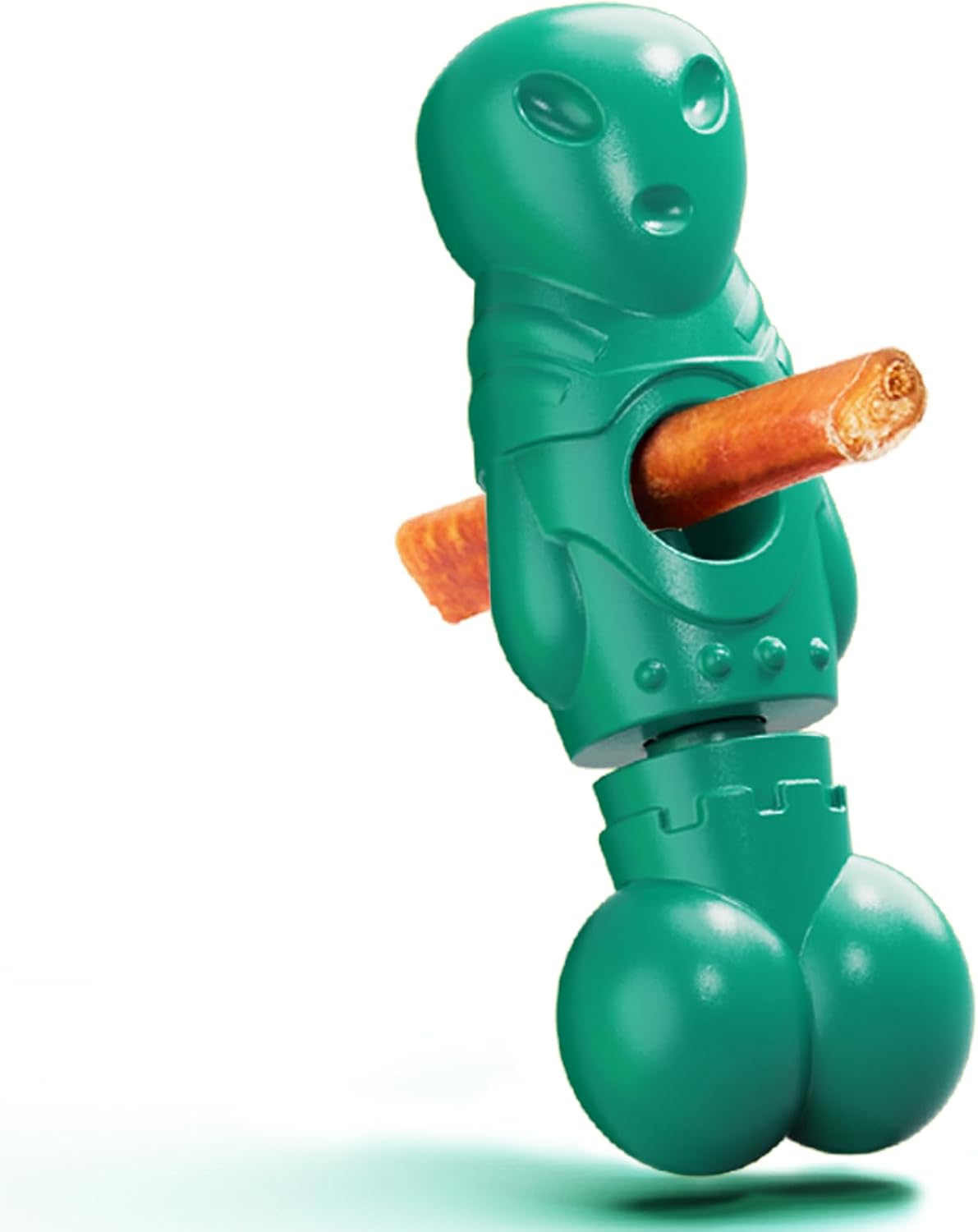 Bully Stick Holder Twist-Lock Chew Stick Holder, Safe Yak Chew Grip, BPA-Free Durable Nylon, Lightweight for Small and Medium Dogs, Dishwasher Safe Chew Toy Lake blue