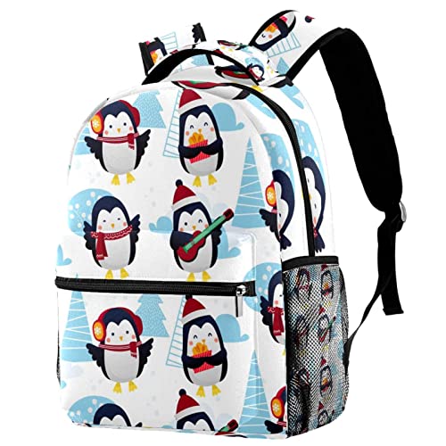 Sac à dos voyage pingouin anti mal de dos avec porte-bouteille