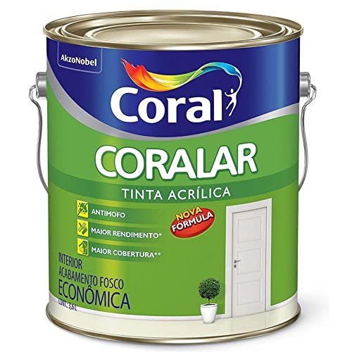 CORALAR ACRÍLICO MAIS DESEMPENHO PÉROLA 3,6L - CORAL