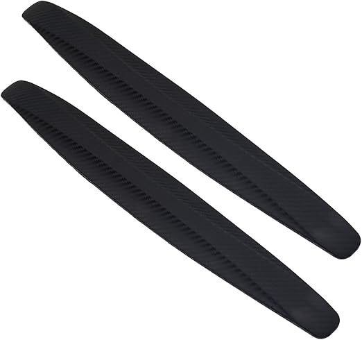 BokWin 2-Packs Black Anti-Collision Patch Bumper Guard Strip Anti-Scratch Bumper Protector Trim Universal for Cars SUV Pickup Truck