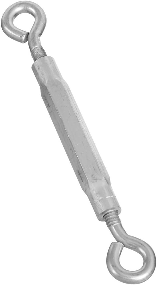 Stanley National Hardware 2170BC 1/4" x 7-1/2" Zinc Plated Eye/Eye Turnbuckle