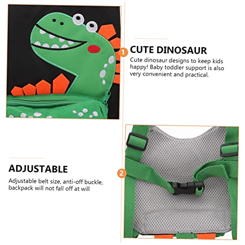 Tofficu 1 conjunto de cinto antiperda de dinossauro coleira infantil para crianças pequenas arnês in