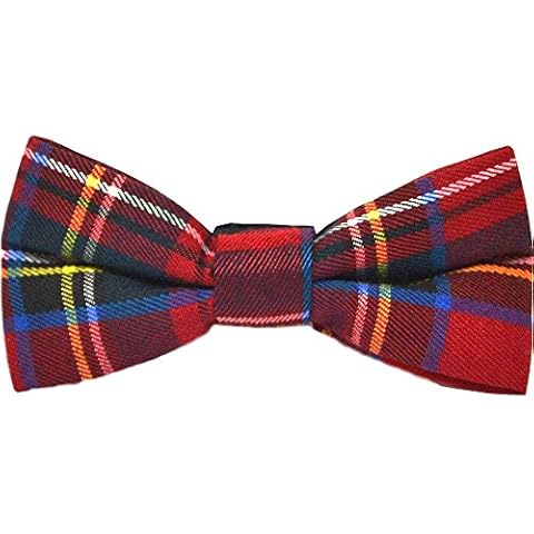 Nœud Papillon Tartan Rouge King & Priory Cover