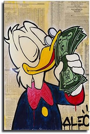 IFUNEW Alec-Monopolys Smell Money Canvas Poster And Wall Art Picture Print Modern Family Bedroom Decor Posters 16x24inch(40x60cm)