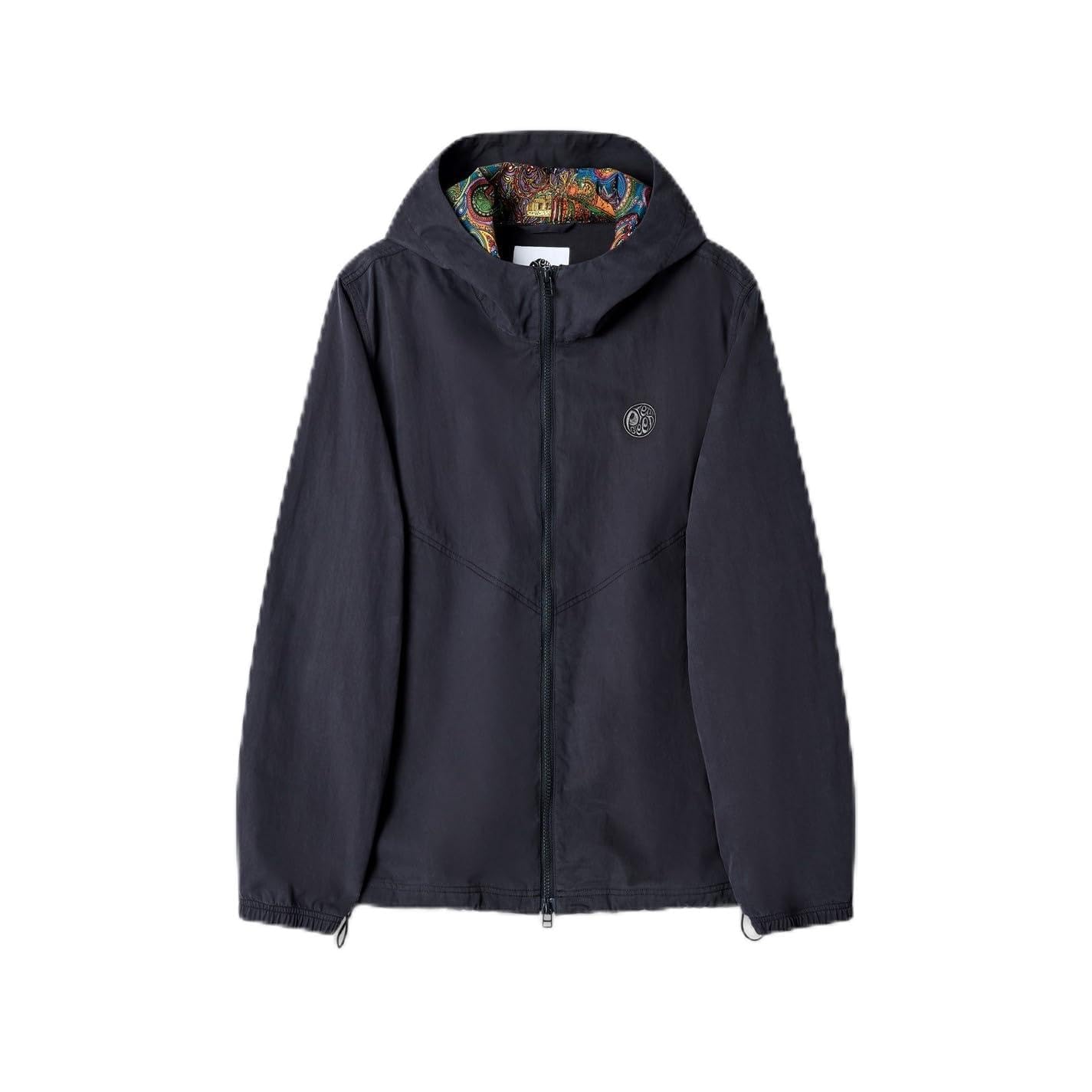 Pretty Green Men's Feltham Weatherproof Rain Anorak - Black - Large