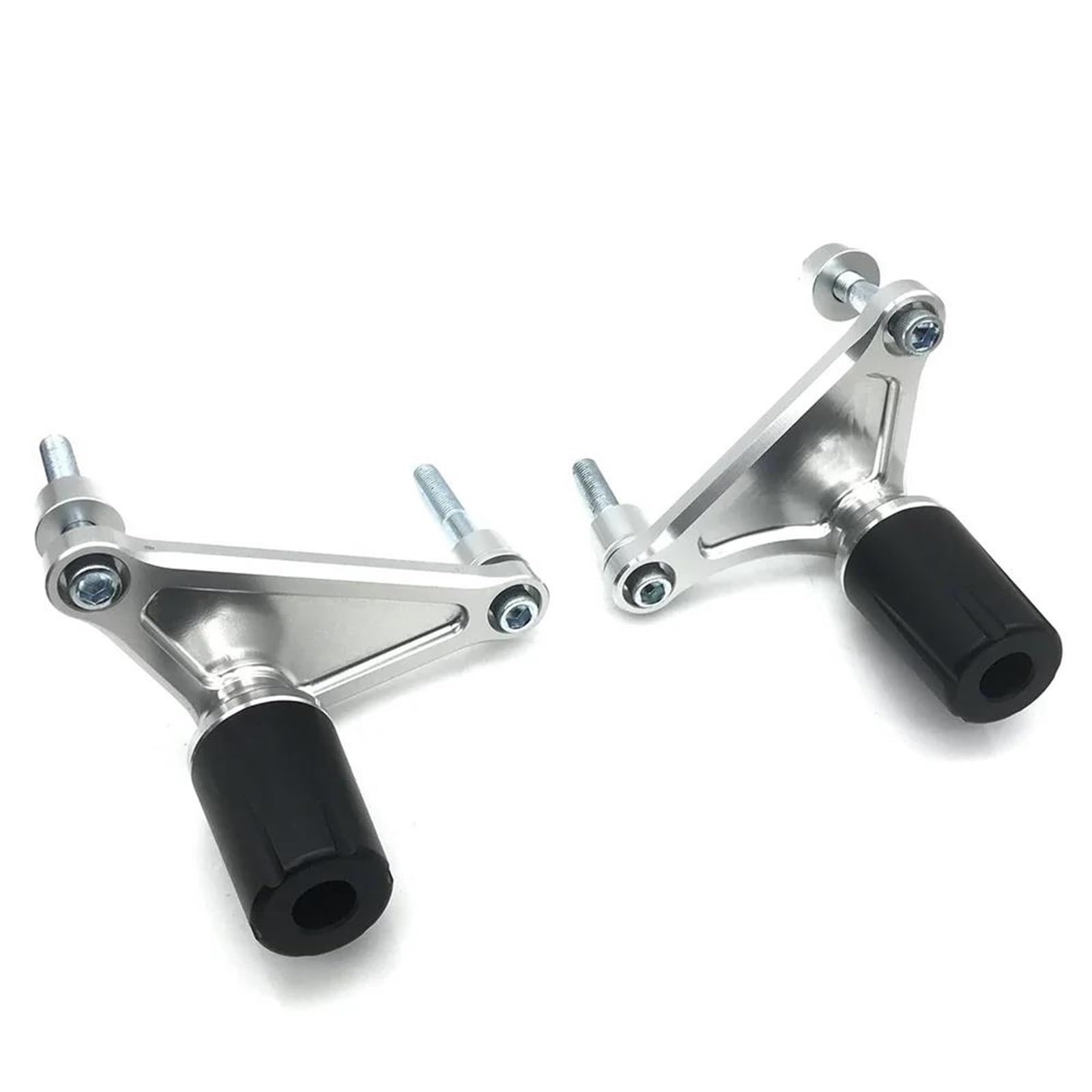 Pièce de Moto Curseur De Cadre pour Suzuki GSX-S 1000 2015-2023 2022 2021 2020 2019 2018 2017 2016 Crash Pad Protection Moteur Moto | Silver